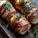 Gegrillte Feta-Schinkenr&ouml;llchen