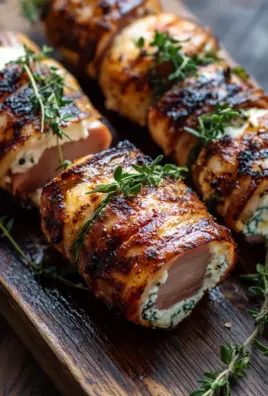 Gegrillte Feta-Schinkenröllchen