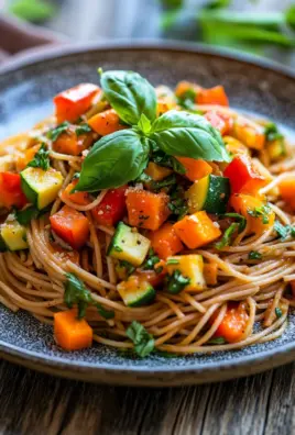 Gesunde Nudeln mit Gemüse-Soße Rezept