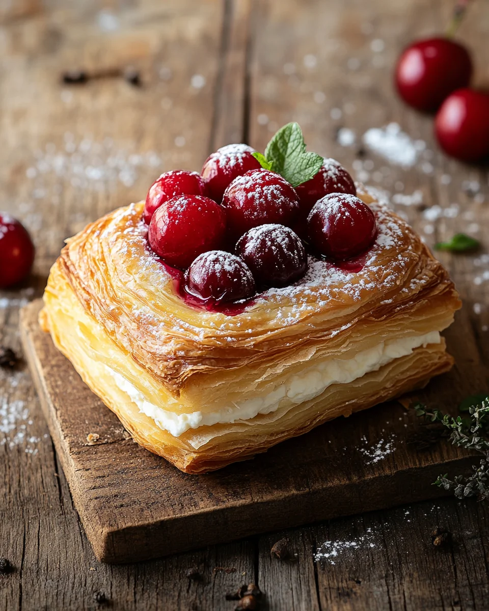 Kirsche Frischkäse Danish