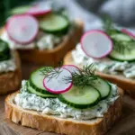 Kn&auml;ckebrot with Cucumber Quark