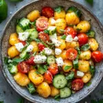 Knuspriger Gnocchi-Salat mit Joghurt-Dressing