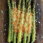 Knuspriger Parmesan Spargel aus dem Ofen