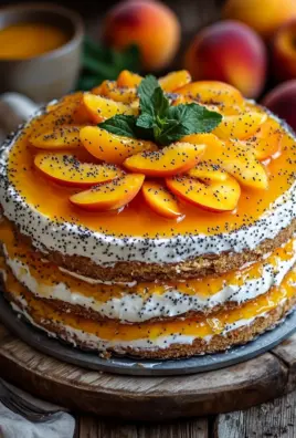 Pfirsichtorte mit Mohn 27 Pfirsichtorte mit Mohn