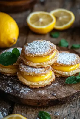 Plätzchen mit Lemoncurd