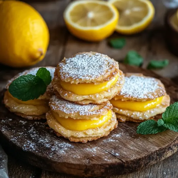 Plätzchen mit Lemoncurd