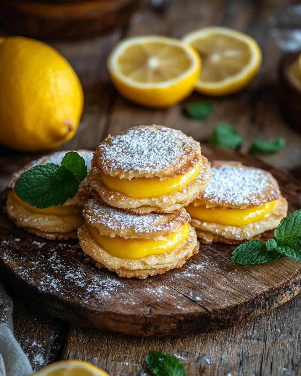 Plätzchen mit Lemoncurd