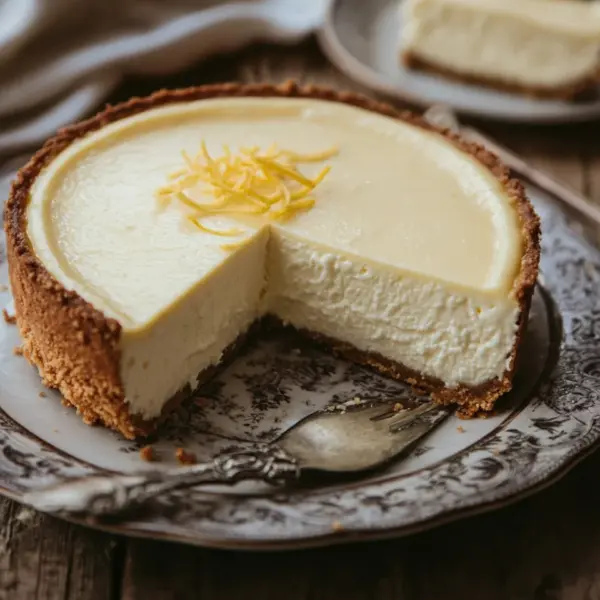 Rezept für cremigen Käsekuchen ohne Boden