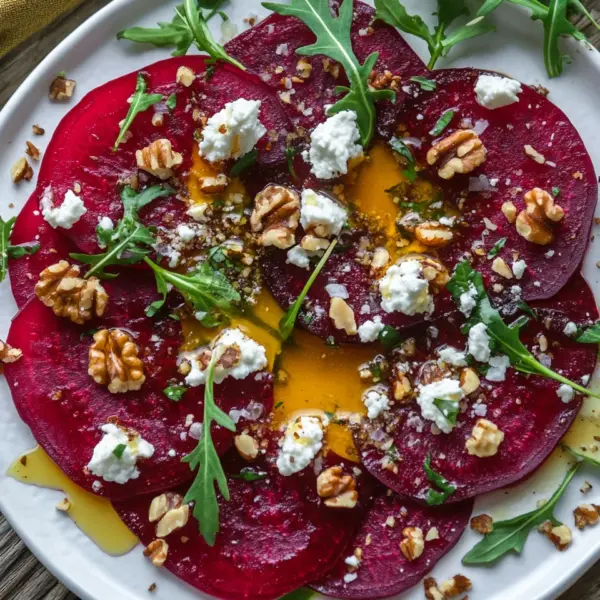 Rote Bete-Carpaccio