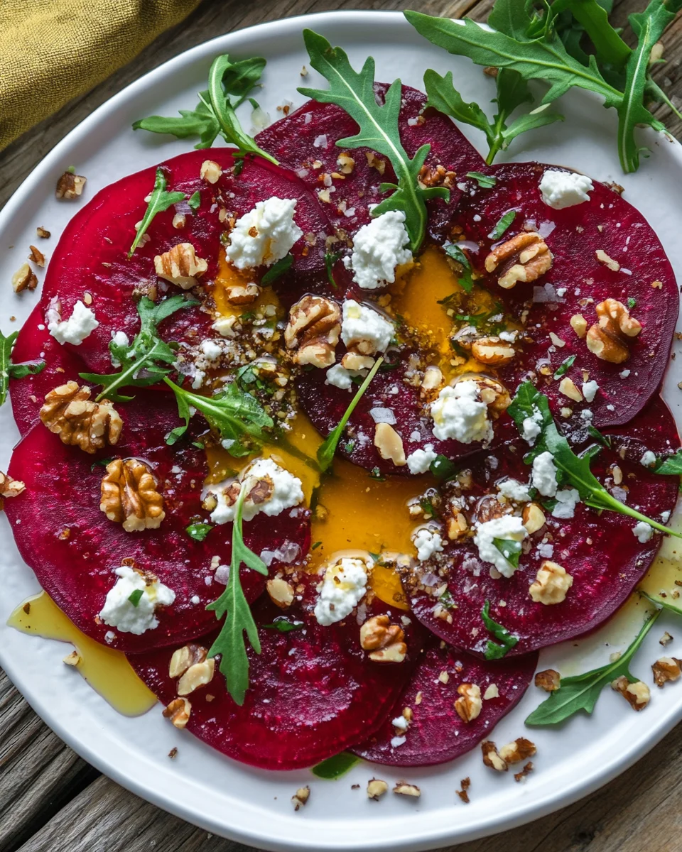 Rote Bete-Carpaccio