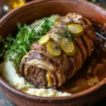 Rouladentopf aus dem Backofen