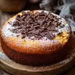 Saftiger und lockerer Eierlik&ouml;rkuchen mit Schokoraspeln