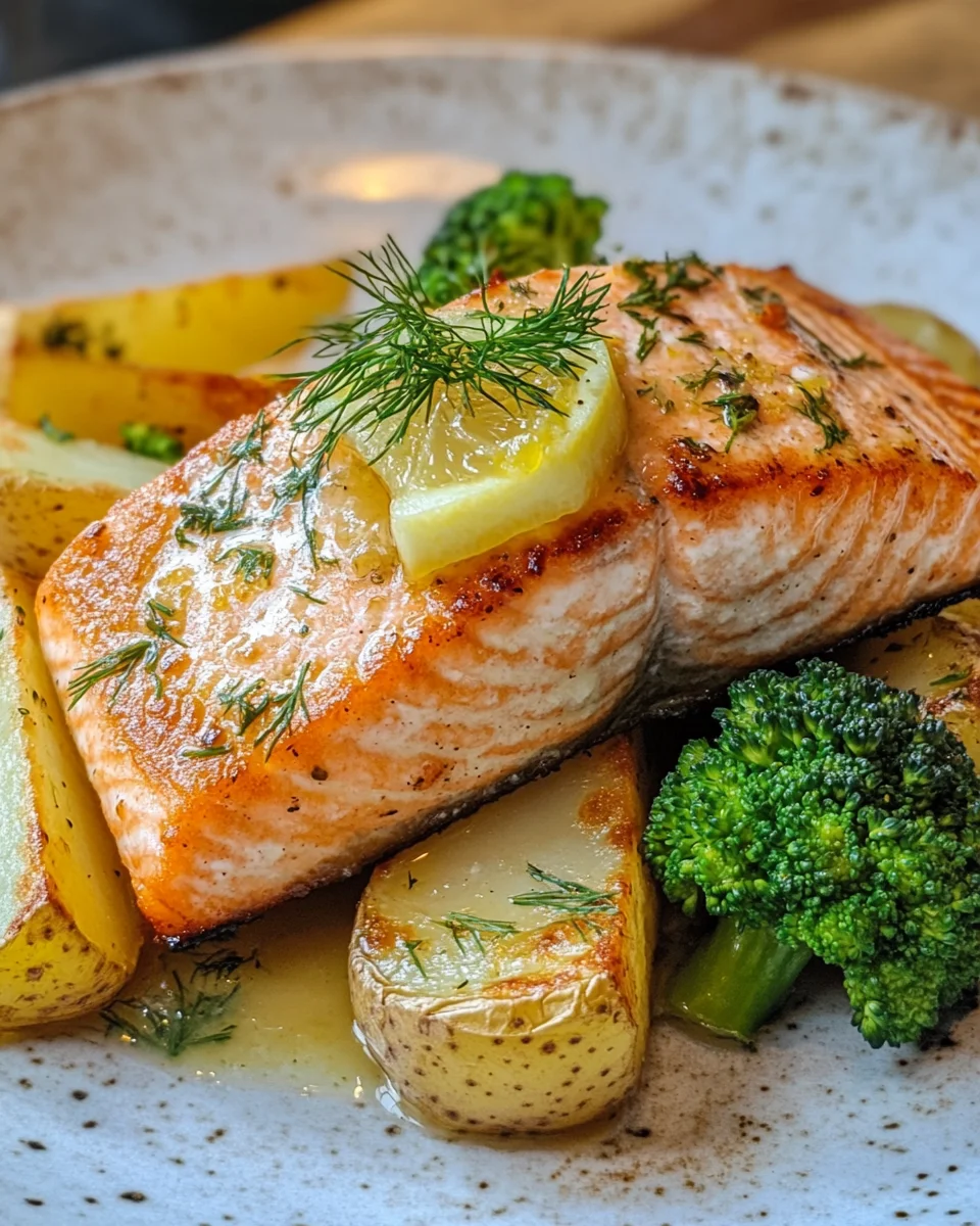 Zitronenbutterlachs